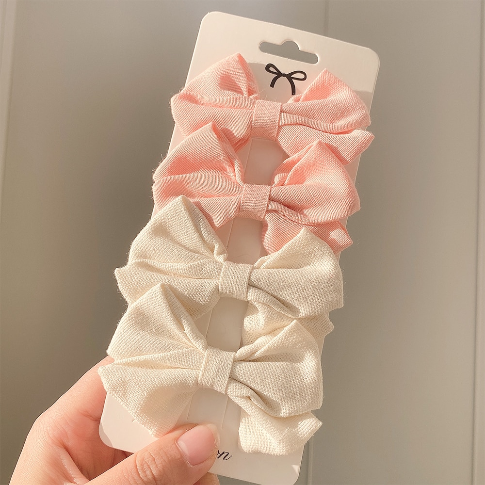 Baby Girl Hair Bows (4 pcs)